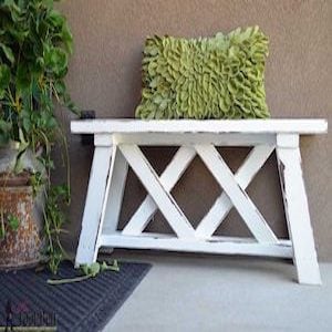 DIY Outdoor Bench Furniture