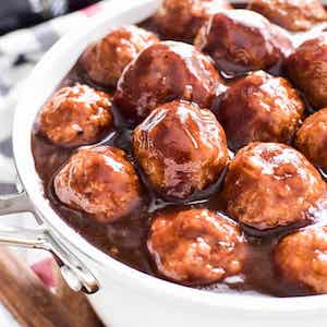 Guinness Glazed Meatballs