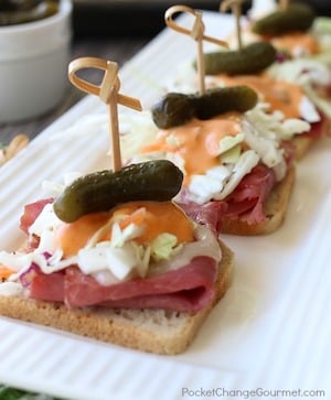 Mini Reuben Appetizers