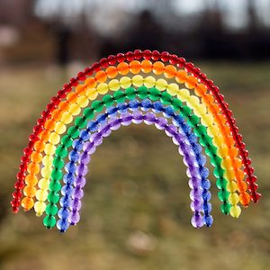 Bead Rainbow Suncatcher