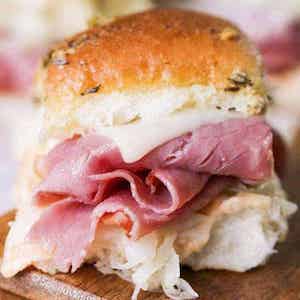 Reuben Sliders St Patrick's Day appetizer