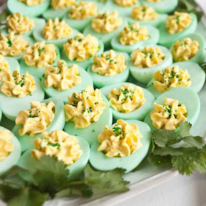 St Patrick's Day Deviled Eggs Appetizers