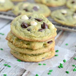 St Patrick's Day Chocolate Chip Cookies