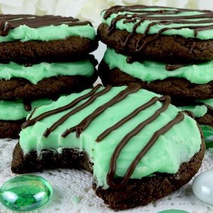 Chocolate Mint Cookies