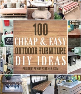 100 Cheap and Easy Outdoor DIY Furniture Ideas