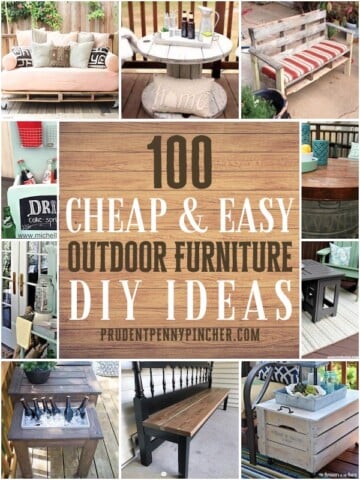 100 Cheap and Easy Outdoor DIY Furniture Ideas