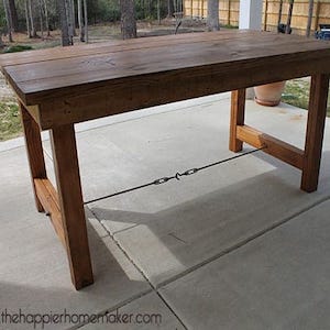 Pottery Barn Inspired outdoor Dining Room Table furniture