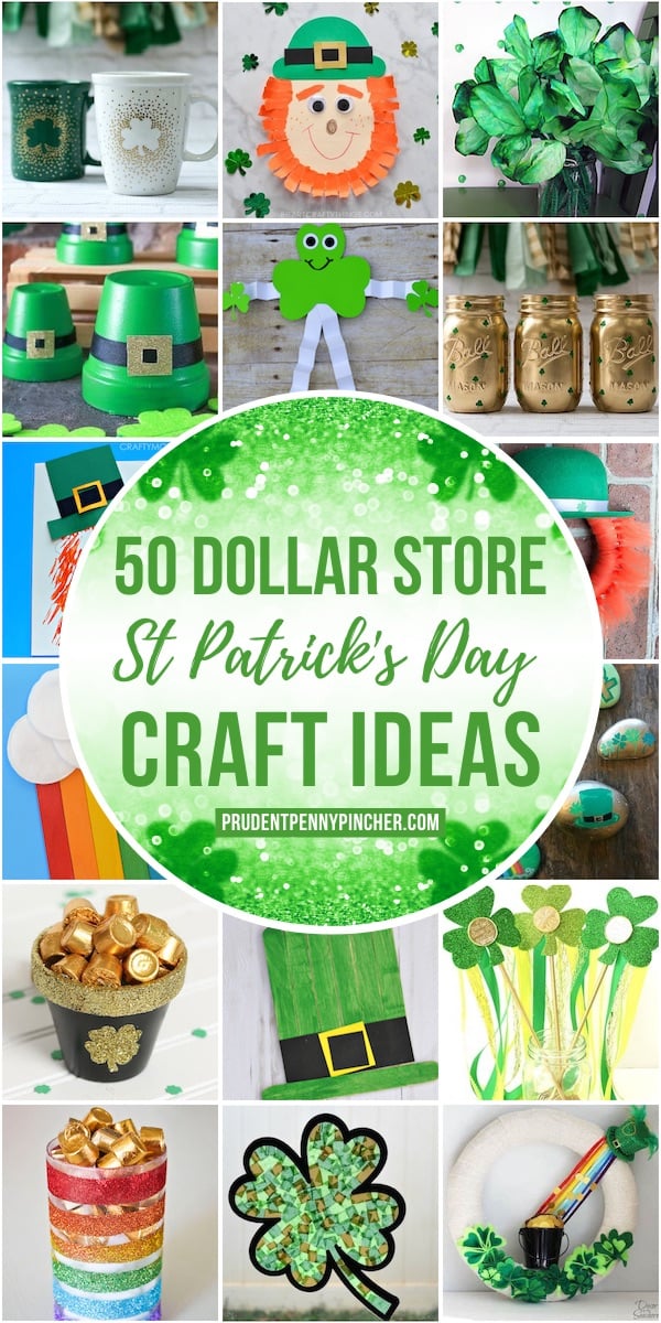 Dollar Store St Patrick’s Day Crafts