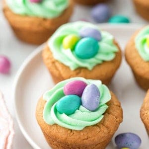 easter basket cookie cups treat
