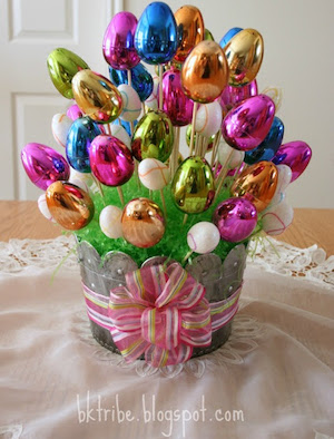 Plastic Egg Bouquet