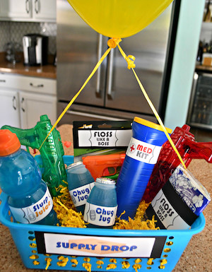  Dollar Tree Fortnight Themed Basket