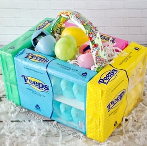 Marshmallow Peeps Basket