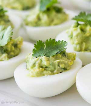 Deviled Eggs with Guacamole