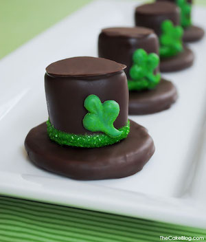 Leprechaun top hat S'More Cookies