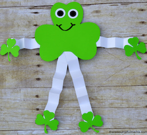 Shamrock Man st patrick’s day craft