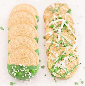 St Patrick's Day Oreos