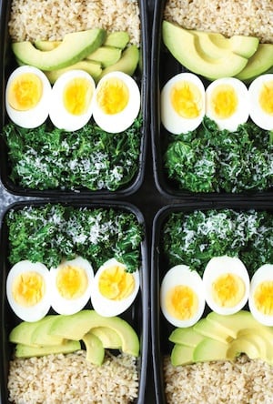 Avocado, Eggs, and Rice 