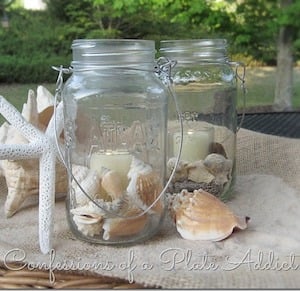 Summer Mason Jar Candles