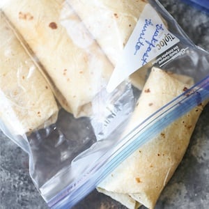 Freezer Breakfast Burritos