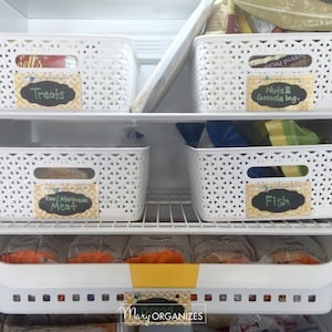 Freezer Organizing