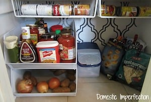 Wire Basket Canned Goods Storage