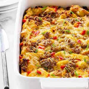 Sausage, Egg and Cheese Breakfast Casserole