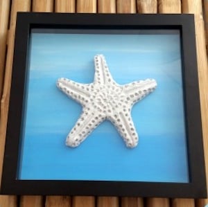 DIY Salt Dough Starfish summer craft
