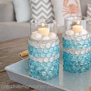 50 Dollar Store Coastal DIY Home Decor - Prudent Penny Pincher