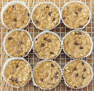 Baked Oatmeal Cupcakes 