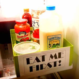 Fridge Organization Idea for Foods about to Expire