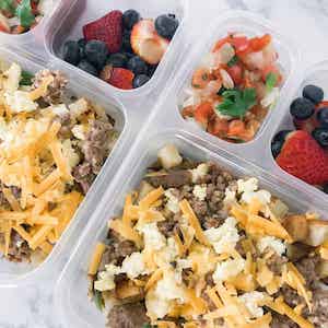 Sausage and Egg breakfast Bowls for meal prep