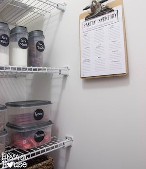 Cheap Pantry Organization