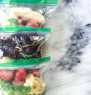 Make Ahead breakfast Smoothie Packs