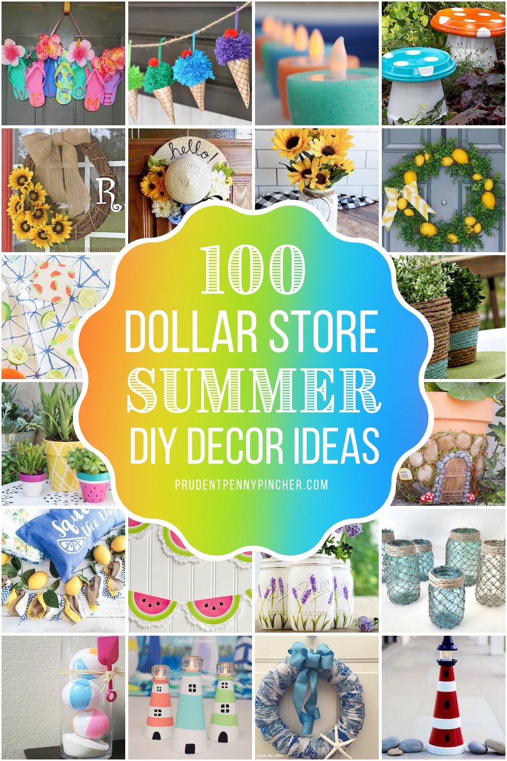 100 Dollar Store DIY Summer Decor Ideas