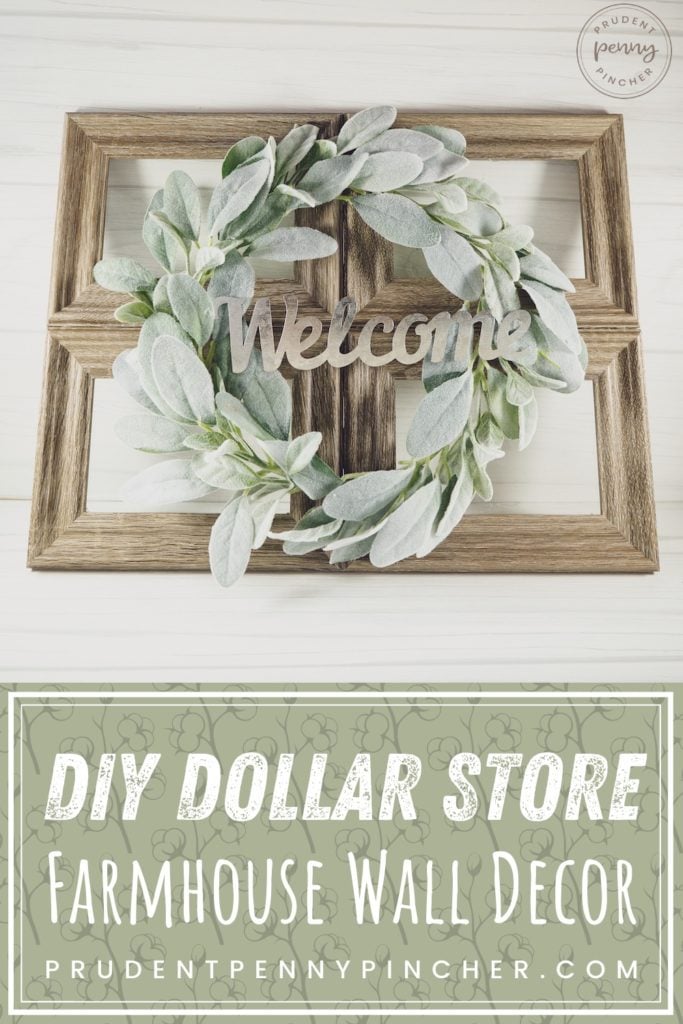 dollar store farmhouse wall decor