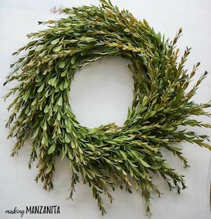 Easy Greenery Farmhouse Style Wreath