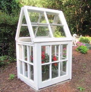 little window house for plants