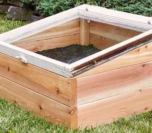 wood Cold Frame Using an Old Window