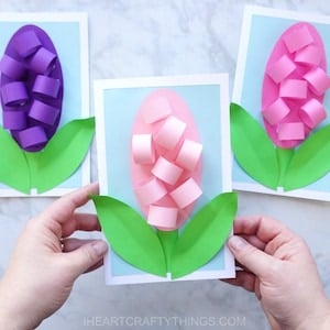 Hyacinth Flower Card