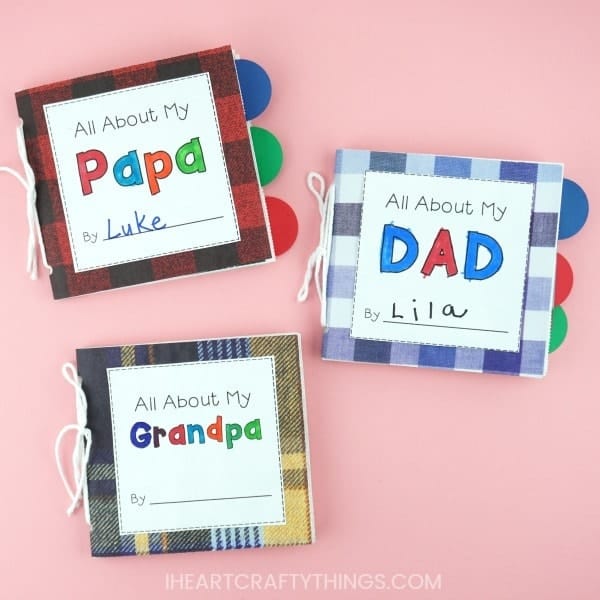 Paper Bag Book Father’s day craft for kids