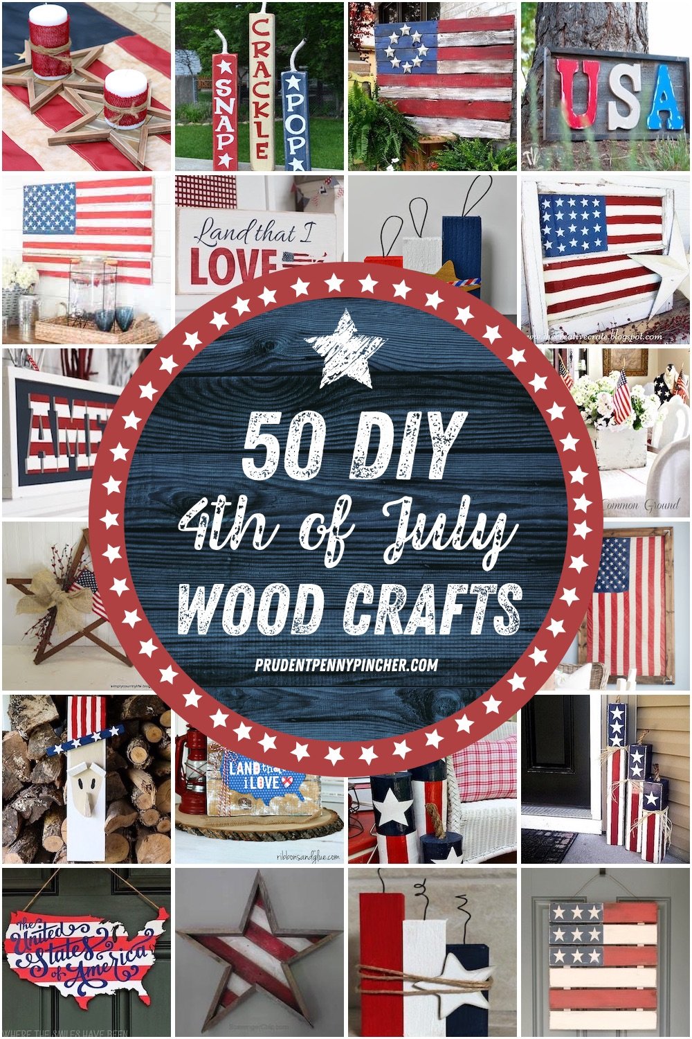 50 DIY 4th of July Wood Crafts