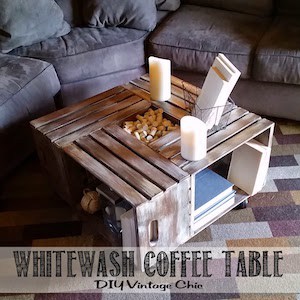 Crate Coffee Table apartment decorating idea