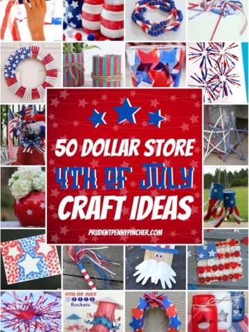 dollar store 4th of July crafts for kids and adults