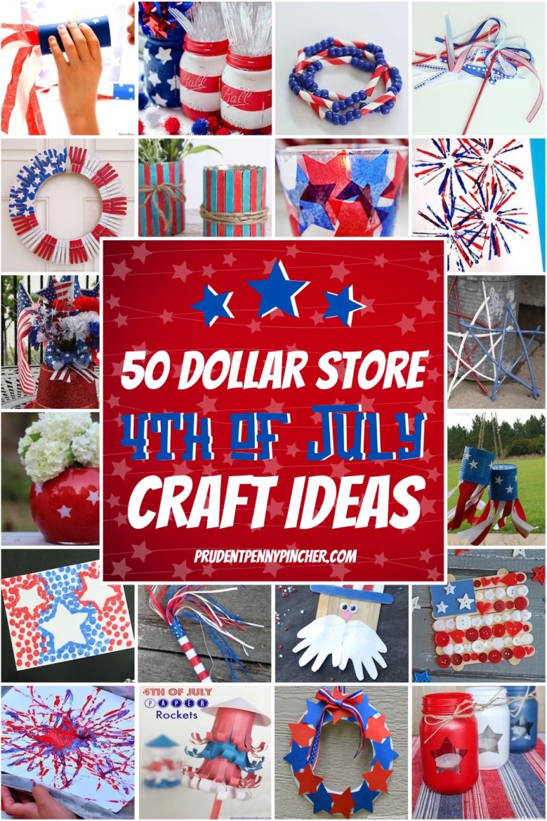 50 Dollar Store 4th of July Crafts Prudent Penny Pincher