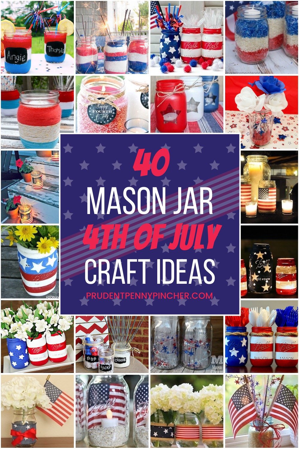 mason jar 4th of July crafts