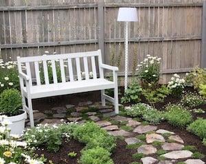 DIY backyard secret garden idea