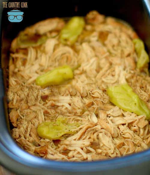 Easy Mississippi Chicken in the crockpot