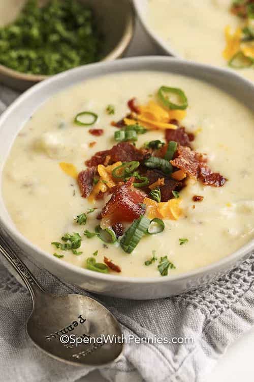 Easy crockpot Potato Soup