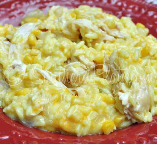 Cheesy Chicken And Rice