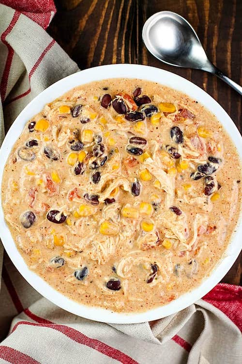 Cream Cheese Chicken Chili